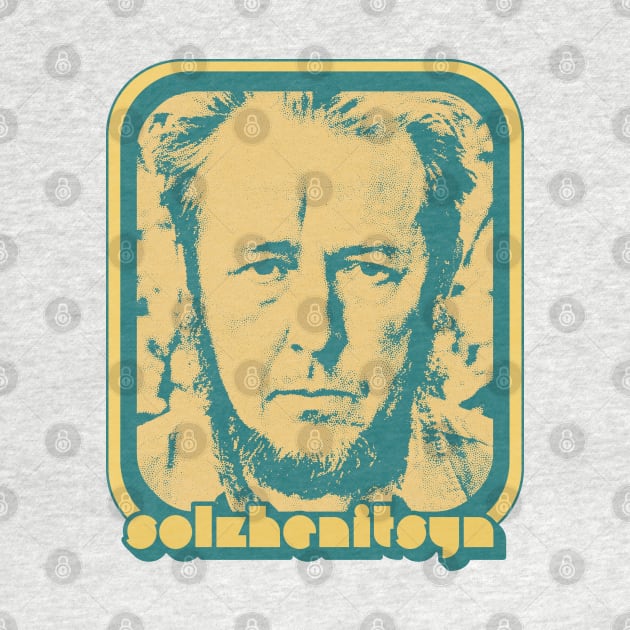 Aleksandr  Solzhenitsyn / Retro Fan Art Design by DankFutura